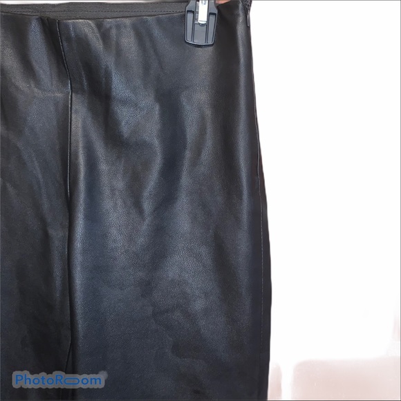 ZARA BASIC | Black Festival Faux Leather Pants - Picture 3 of 8